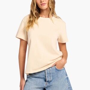 nuuds oversized cream t-shirt